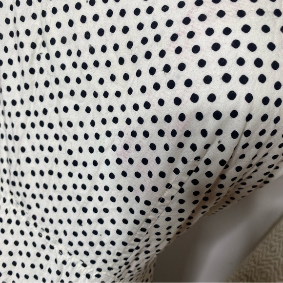 La Vie Rebecca Taylor Polka Dot Cutout Dress - Medium - Picture 6 of 8